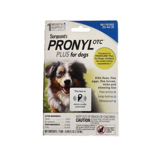 Sergeants Pronyl Plus For Dogs 23-44 Lbs (1 Month Supply)
